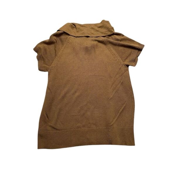 COLDWATER CREEK Brown Cowl Neck Sweater Size Large - Picture 4 of 5